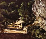 Paul Cezanne path through the woods oil painting artist